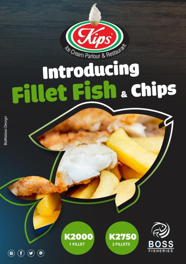 Fish Fillet and Chips is now available at Kips. - Malawi's Largest ...
